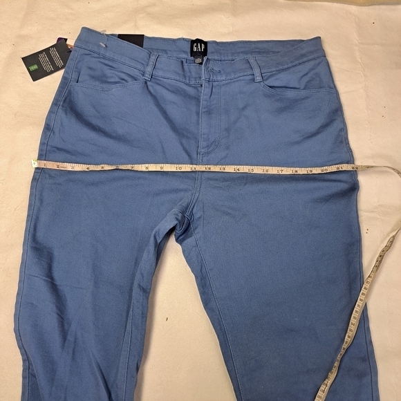 Gap Slim Fit high rise blue pants - Picture 9 of 10